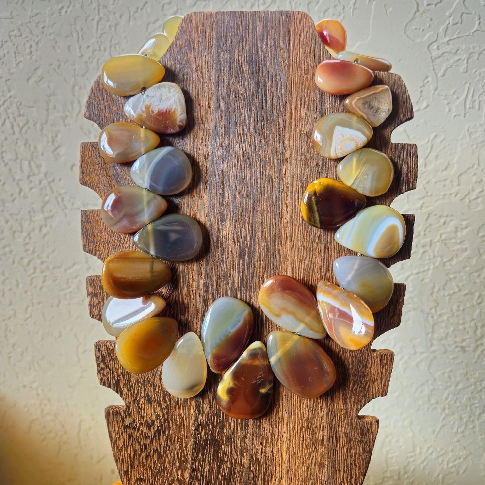 HiCarnelian stone necklace by Devon Leigh
